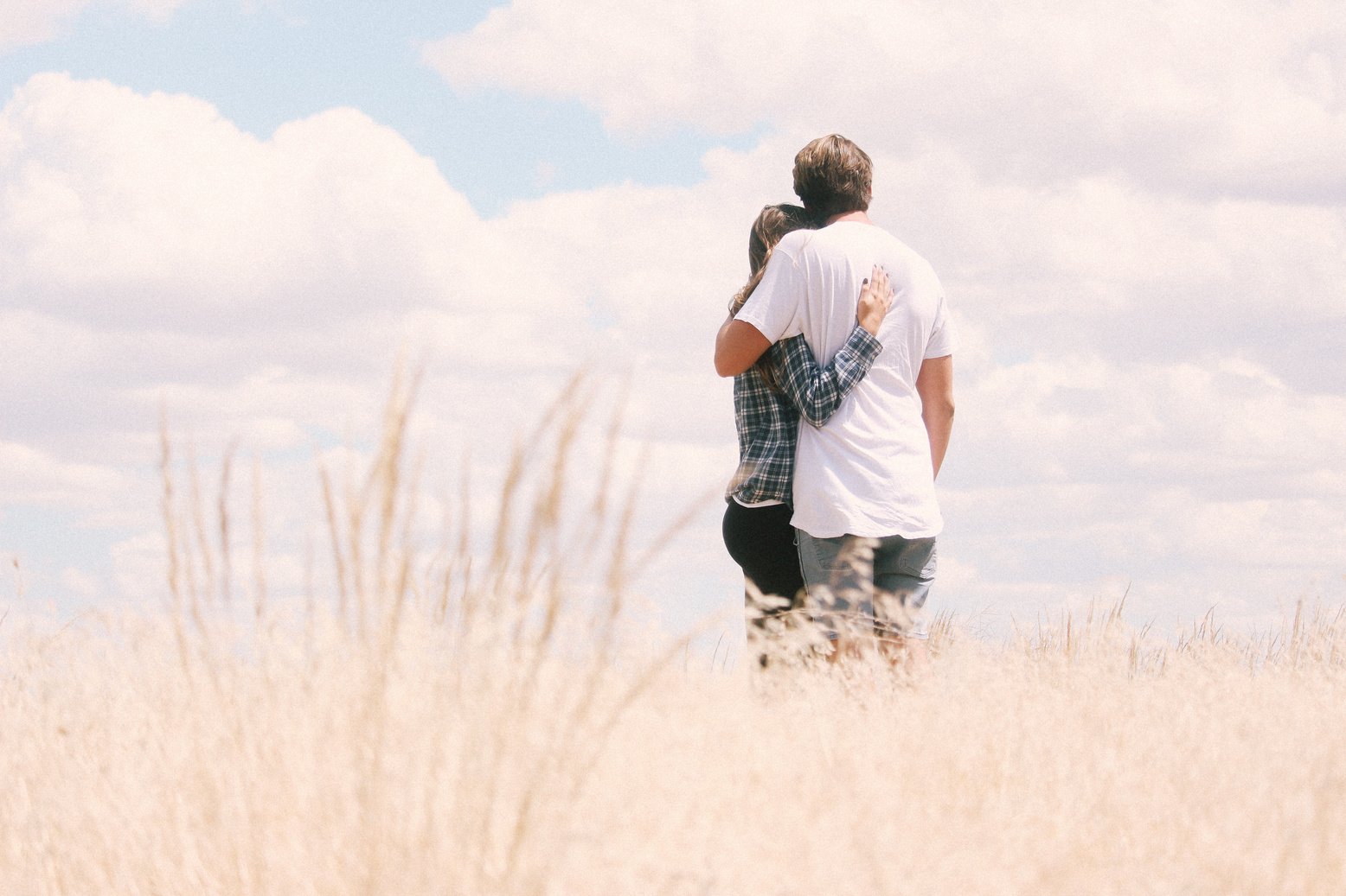 Lovely Couple in the Meadow